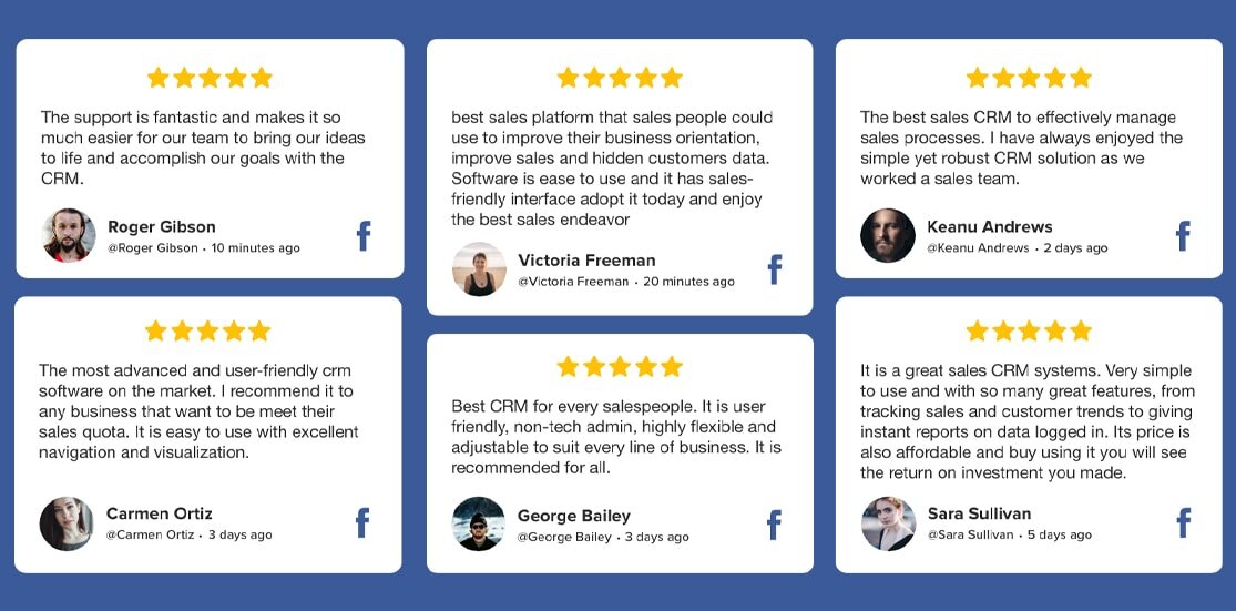 Facebook reviews widget