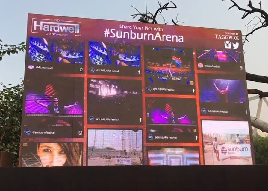 Sunburn Socialwall