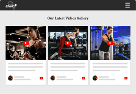 responsive youtube widget