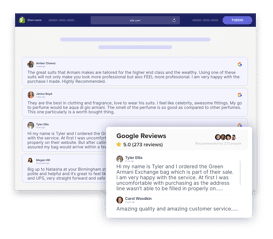 Taggbox google reviews widget on shopify