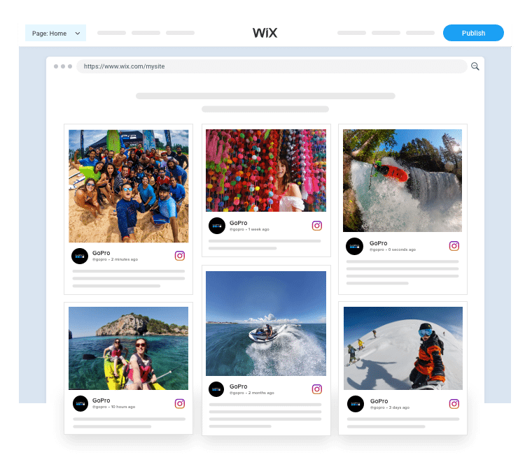 Embed instagram widget On Wix