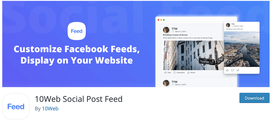 wordpress social feed plugin